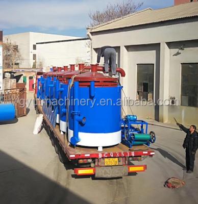 China 2.4CBM with lifting crane equipment carbonization kiln for wood log sawdust briquettes charcoal kiln for sale