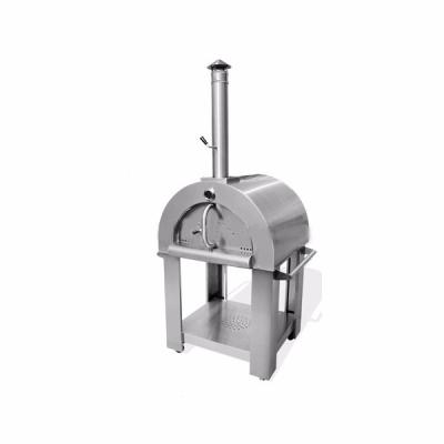 China Hot Selling 430 Stainless Steel New Outdoor Wood Burning Pizza Oven Dome Charcoal Pizza Oven Pizza Dome Oven for sale