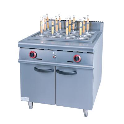 China Gas Pasta Cooker New Product Commercial Pasta Cooking Machine Noodle Cooker Gas Pasta Cooker Noodle Boiler With Cabinet for sale