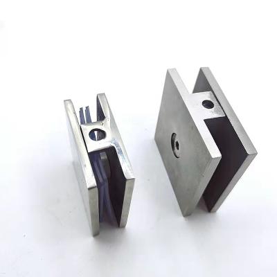 China Modern Wall Connector Top Quality Fit Glass Clamp 0 Degree Wall To Glass Clip for sale