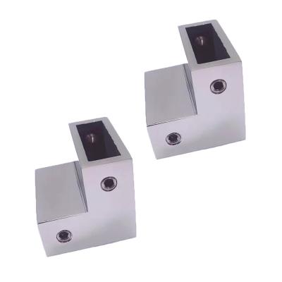 China Modern Quick Delivery Shower Room Accessories Tube Connector Bracket 90 Degree Tube Connector for sale