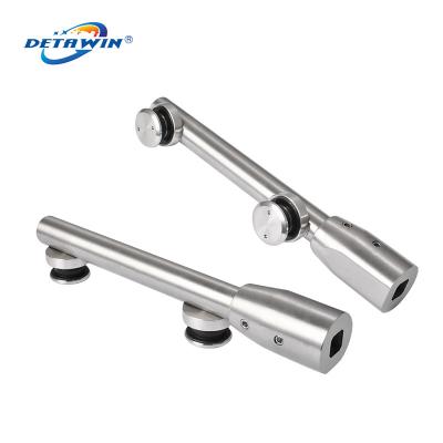 China Modern Glass Room Fittings Shower Stainless Steel Bathroom Office Stairs Glass Hardware Accessories for sale