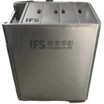 China Sustainable Outdoor Stainless Steel Metal Trash Can Is Used For Street Garbage for sale