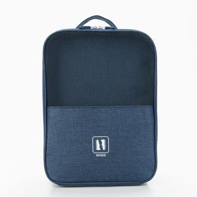 China Reusable high quality custom made polyester travel bag storage waterproof shoe bag for sale