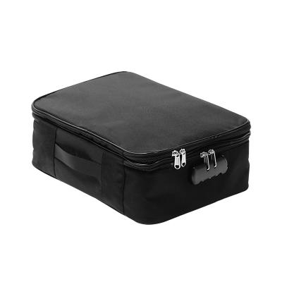 China Double Zipper Folding 3 Layer Waterproof Travel Documents Storage Bag for sale