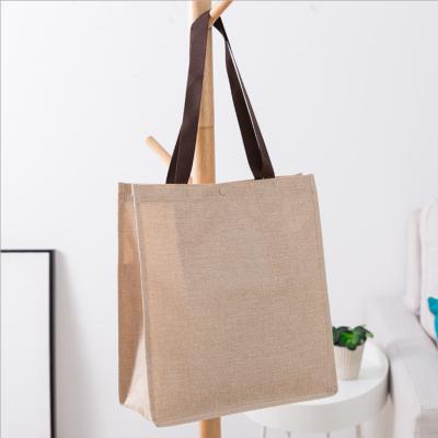 China Wholesale Fashion High Quality Handled Cotton And Canvas Shopping Bag for sale