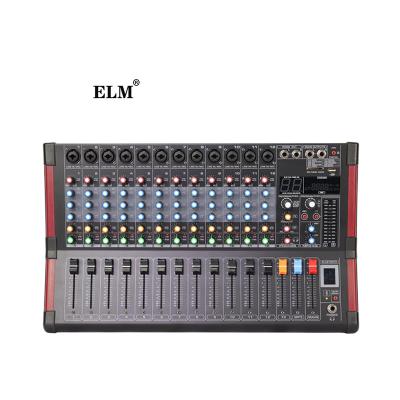 China Cheap Price 12 Channel Stage DJ System Mixer Live Professional Sound Effect Sound Mixer DJ Audio Console for sale