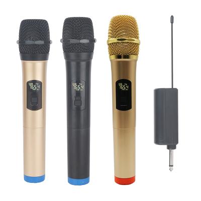 China Cheapest Portable Handheld Microphone Karoke System Dynamics Universal Radio Handheld Wireless Microphone for sale