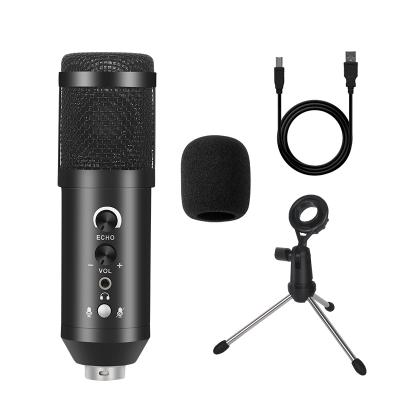 China Professional Desktop USB Microphone Condenser Microphone Desktop Recording Studio for Game Podcast for sale