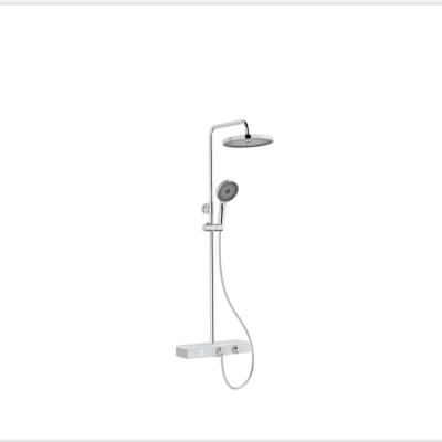 China With Smart Sliding Bar Digital Display Shower Set With Shelf Of Granite Products for sale