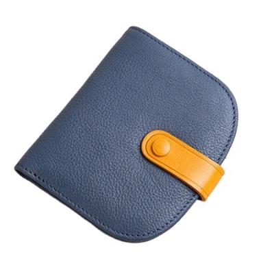 China Custom Fashionable RFID Small Leather Wallet For Women Brand Designer Card Holder Wallet Lash Leather Pocket For Ladies for sale