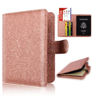 China New Arrival Q0224-1 2022 Rfid Blocking Combo Leather Passport Cover Travel Passport Case For Men for sale