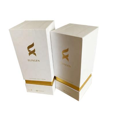 China Handmade Top Grade Customized Cardboard Face Cream Cosmetic Packaging Box Makeup Packaging Box Cosmetic Box for sale