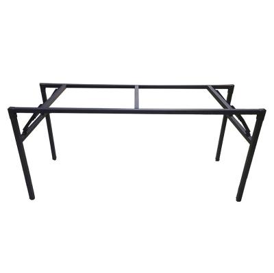 China Wholesale Meeting Table Cheap Free Legs Installation Price Iron Black Paint Metal Dining Banquet Table Legs for sale