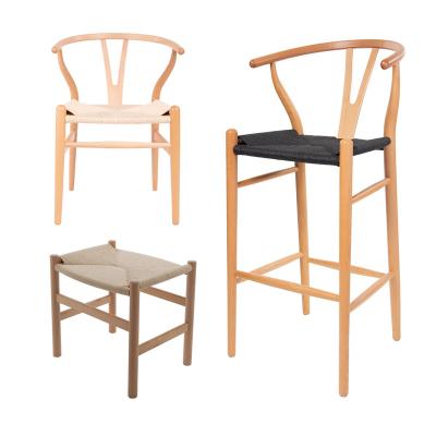 China Factory Sale Colors Fork Chair Strong Fork Chair Stools Wooden Stackable Dining Room Furniture for sale