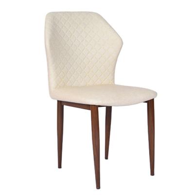 China Contemporary Design Upholostered Chair Modern Design PU Leather Strong Lightweight Contemporary High Back Legs Wooden Restaurant Dining Chairs for sale