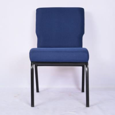 China Modern Wholesale Sponge Seat Powder Coated Metal Frame Church Chair Church Chairs for sale