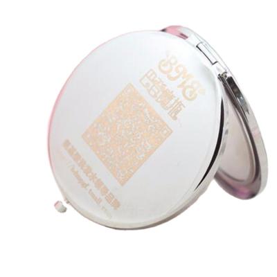 China Customized High Quality Double Sided Logo Mini Makeup Pocket Mirror Compact Mirror for sale