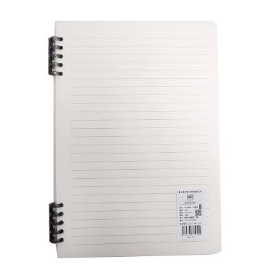 China Factory Sale Light Campus LOOSE LEAF Factory Sale A5 B5 Coil Size Student Office Business Spiral Transparent Loose Leaf Notebook for sale