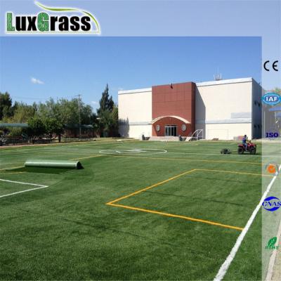 China Football Sized Line Artificial Grass Football Field Yellow Synthetic Carpet Grass for sale