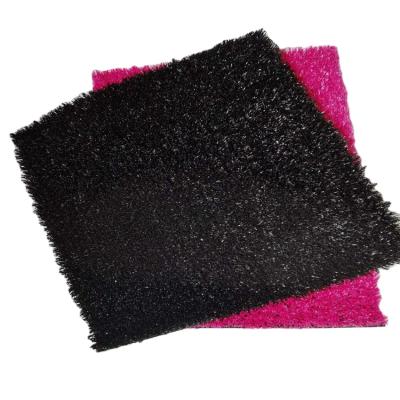 China Party Event Decoration 8mm Artificial Black Grass for sale