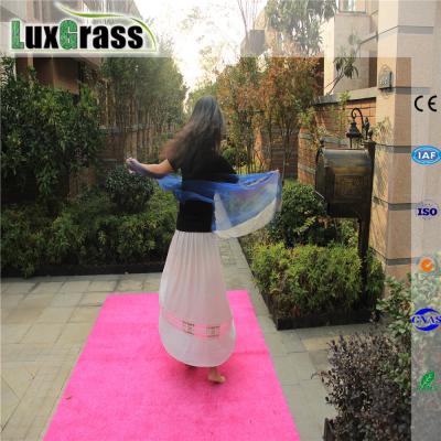 China Kids Playground Residential Lawns Magic Pink Artificial Grass For Sale for sale