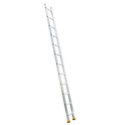 China Folding Ladders 1.8m, 2.4m,3m,3.6m, 4.2m, 4.8m, 5.4m, 6m Single straight ladder Scaffolding Aluminium Ladder for sale