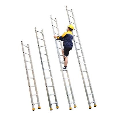 China Folding Ladders 2.4m 8 rung telescopic loft single straight step ladder with en131 for sale