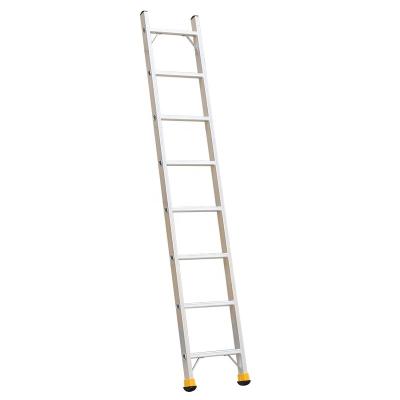 China Folding Ladders Construction outdoor maximum length of 8 feet stand single section aluminium ladders for sale