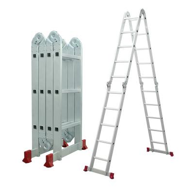 China Folding Ladders EN131 Aluminum Multipurpose ladder hinge manufacturer loft locking ladder hinge for sale