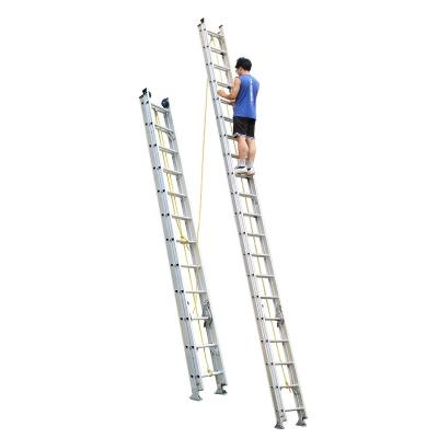 China Folding Ladders Aluminum Extension Ladder 20ft 24ft 28ft 32ft 36ft 40ft Aluminum Alloy 6061 for sale