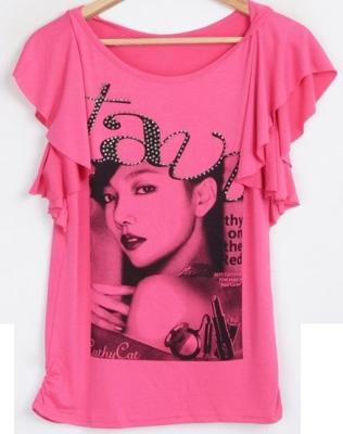 China Ladies' Short Sleeve T-shirt for sale