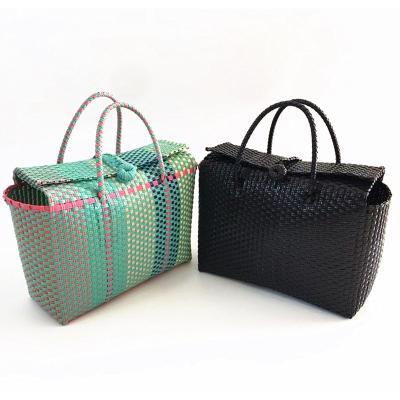 China High Quality 618 Plastic Woven Handbag Tote Bag for sale