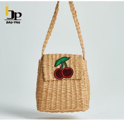 China 100% Factory Customized Cheap Cute Bali Beach Bag Straw Bag Woven Handbags Eco-friendly for sale