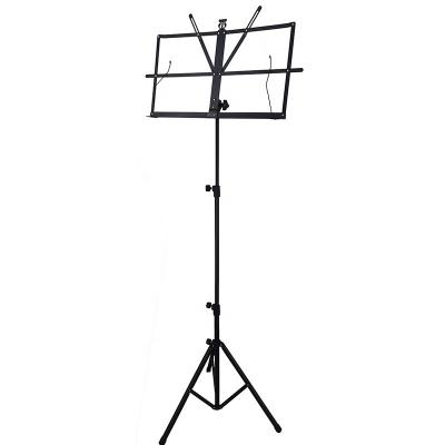 China Iron Music Conductor Holder Folding Steel Music Stand Adjustable Sheet Music for sale