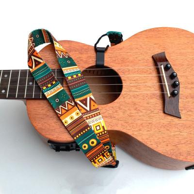 China Cheap GUITAR Polyester Musical Instrument Accessories Guitar Strap Ukulele Guitar Straps for sale