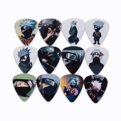 China Wholesale Logo Printed Promotional Guitar Picks from Factory Price of GUITAR for sale