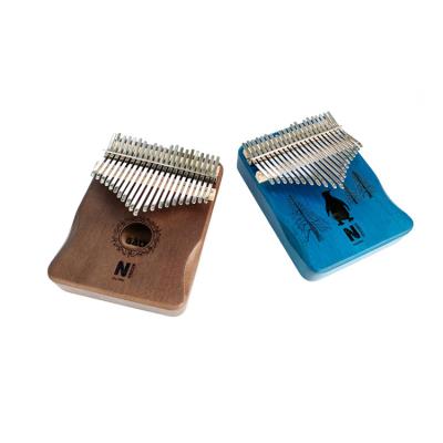 China New Model Mahogany Customized Kalimba Mini Thumb Finger Piano 21 Keys for sale