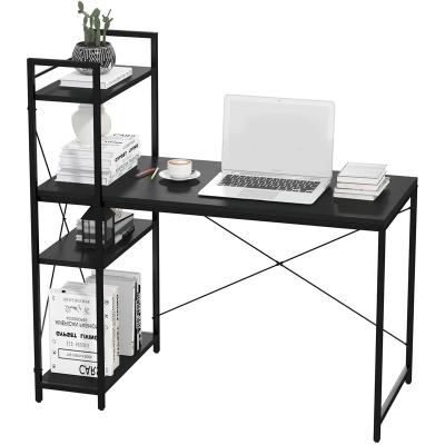 China (Size)Adjustable Modern Computer Table Desk Home Office Writing Study Desk With Storage Bag Shelf for sale