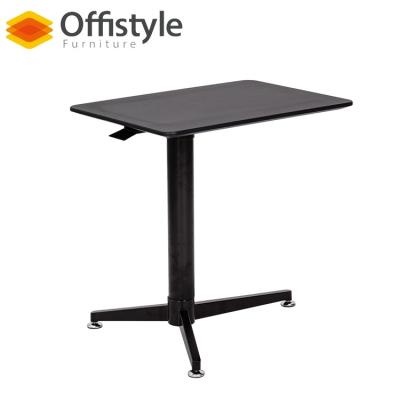 China (Height)Adjustable MDF table top sit stand adjustable fender lift height table standing desk for sale