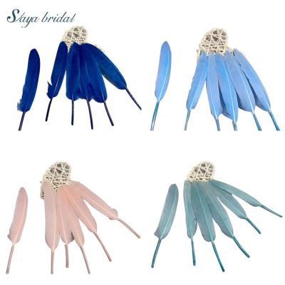 China 2020 New Wedding Goose Feather With Multi Color for sale