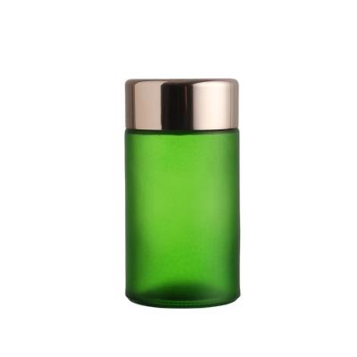 China Medicine 30ml 50ml 100ml Colored Scough Medicine Cosmetic Bottle Glass for sale