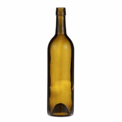 China Chinese Beverage Manufacturer Clear 375ml/500ml/750ml Customized Wine Glass Bottle With Screw Top / Cork for sale