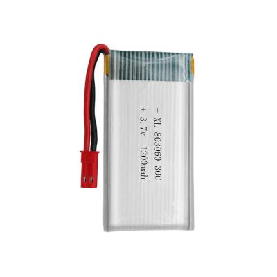 China Toys 30c High Discharge Rate Lipo 3.7v 1200mah Drone Battery UAV Batteries for sale