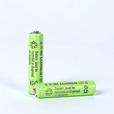 China toys top selling cheap price 1.2v AC 600mah Ni-MH rechargeable battery solid state battery for sale