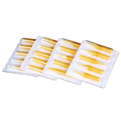 China JIECIRON 50 Pcs Permanent Tattoo Supply Yellow Plastic Disposable Tattoo Tips 11RM for sale