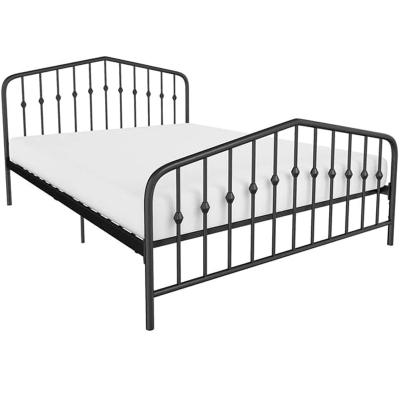 China High Quality Storage Queen Size Bed Frame Metal Platform Bed with Headboard and Footboard Mattress Base for sale