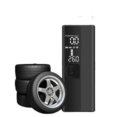 China 2021NEW Mini Wireless Portable Car Emergency Tire Light Compressor Wheel Inflator for Bike Motorcycle Basketball Home Use Air Compress for sale