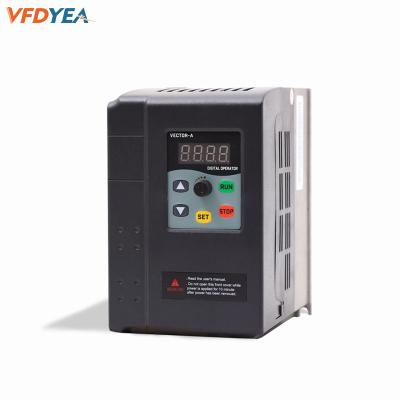 China Solar System 230V Single Phase Input 2.2kw 3HP VFD Variable Frequency Drive Inverter For Motor Speed ​​Control for sale