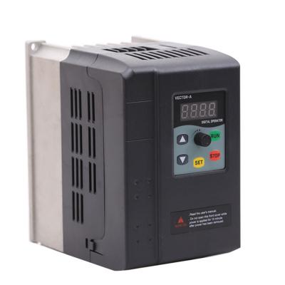 China RQ 2.2kw 3hp 220v-240v single phase input professional Vfd variable frequency converter for motor speed control 150 115 150 mm for sale